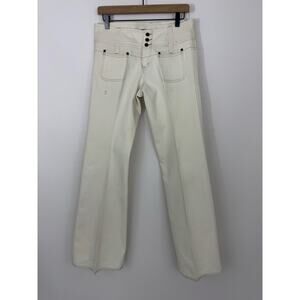 Vintage Express Jeans Women’s 7/8 Wide Leg Y2K Blue Denim